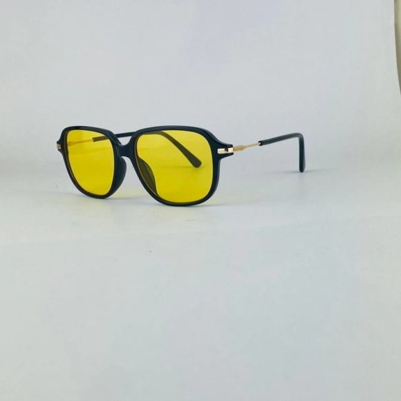 COPY - Black square frame and yellow - Picture 2 of 3